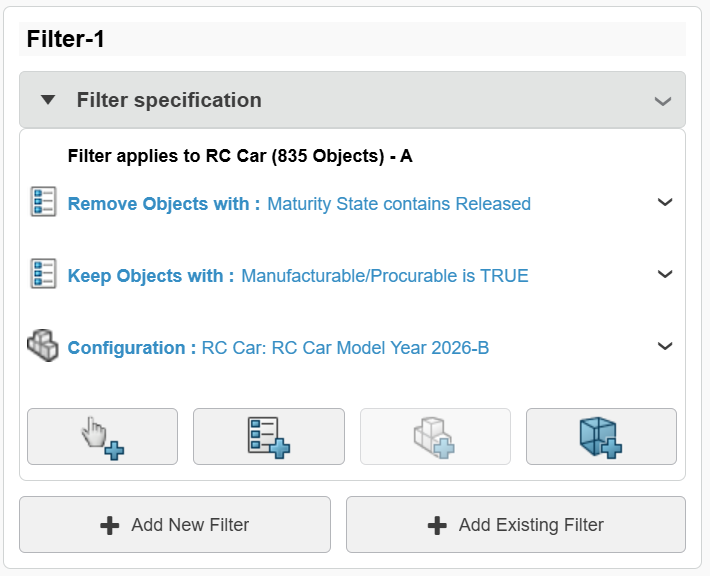 Milestone Filter